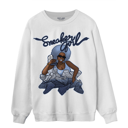 Midnight Navy 5s Sweatshirt Match Sneaker Girl - NastyJamz