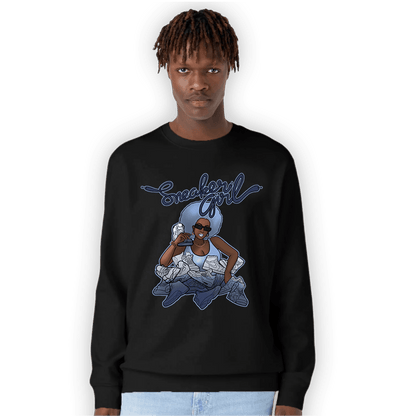 Midnight Navy 5s Sweatshirt Match Sneaker Girl - NastyJamz