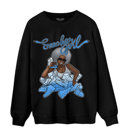 University Blue 5s Sweatshirt Match Sneaker Girl - NastyJamz