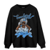 University Blue 5s Sweatshirt Match Sneaker Girl - NastyJamz