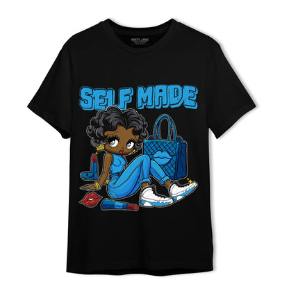 Powder Blue 9s T Shirt Match Sneaker Girl Selfmade - NastyJamz