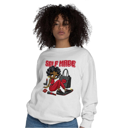 Spizike Low Bred Sweatshirt Match Sneaker Girl Selfmade - NastyJamz