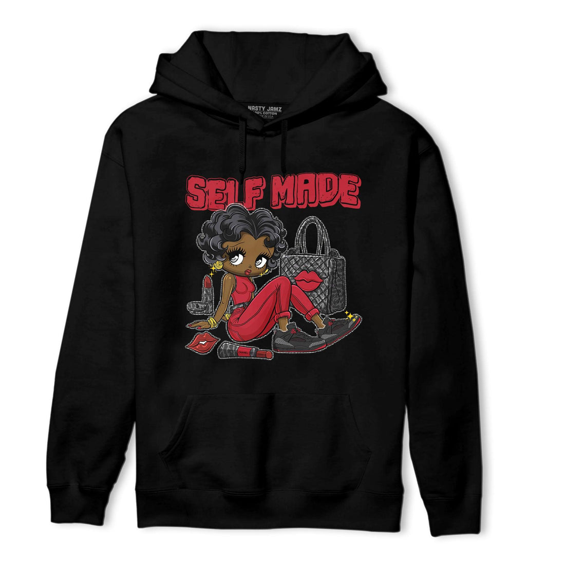 Spizike Low Bred Hoodie Match Sneaker Girl Selfmade - NastyJamz
