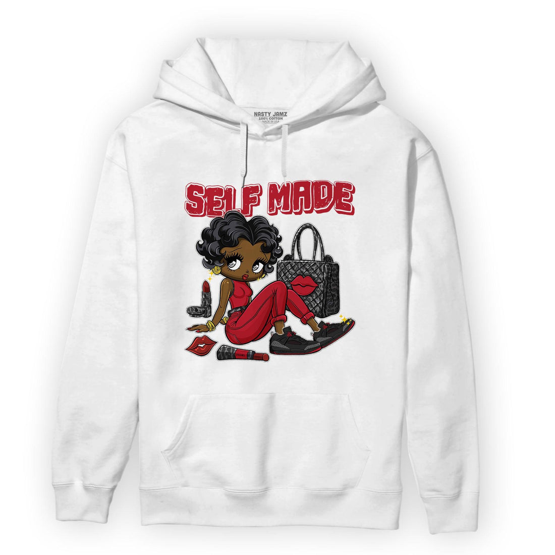 Spizike Low Bred Hoodie Match Sneaker Girl Selfmade - NastyJamz