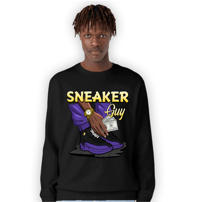 Field Purple 12s Sweatshirt Match Sneaker Guy - NastyJamz