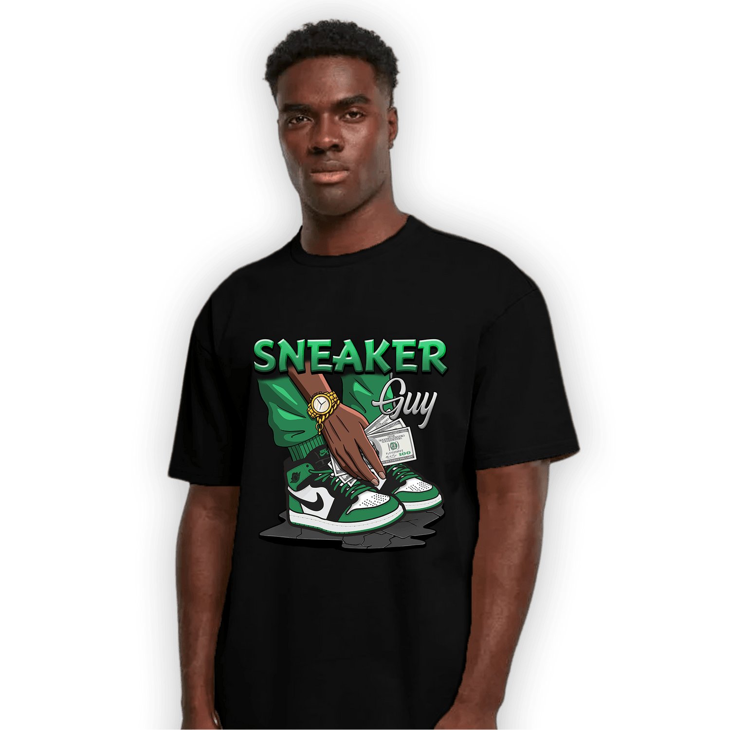 Celtic Lucky Green 1s T Shirt Match Sneaker Guy - NastyJamz