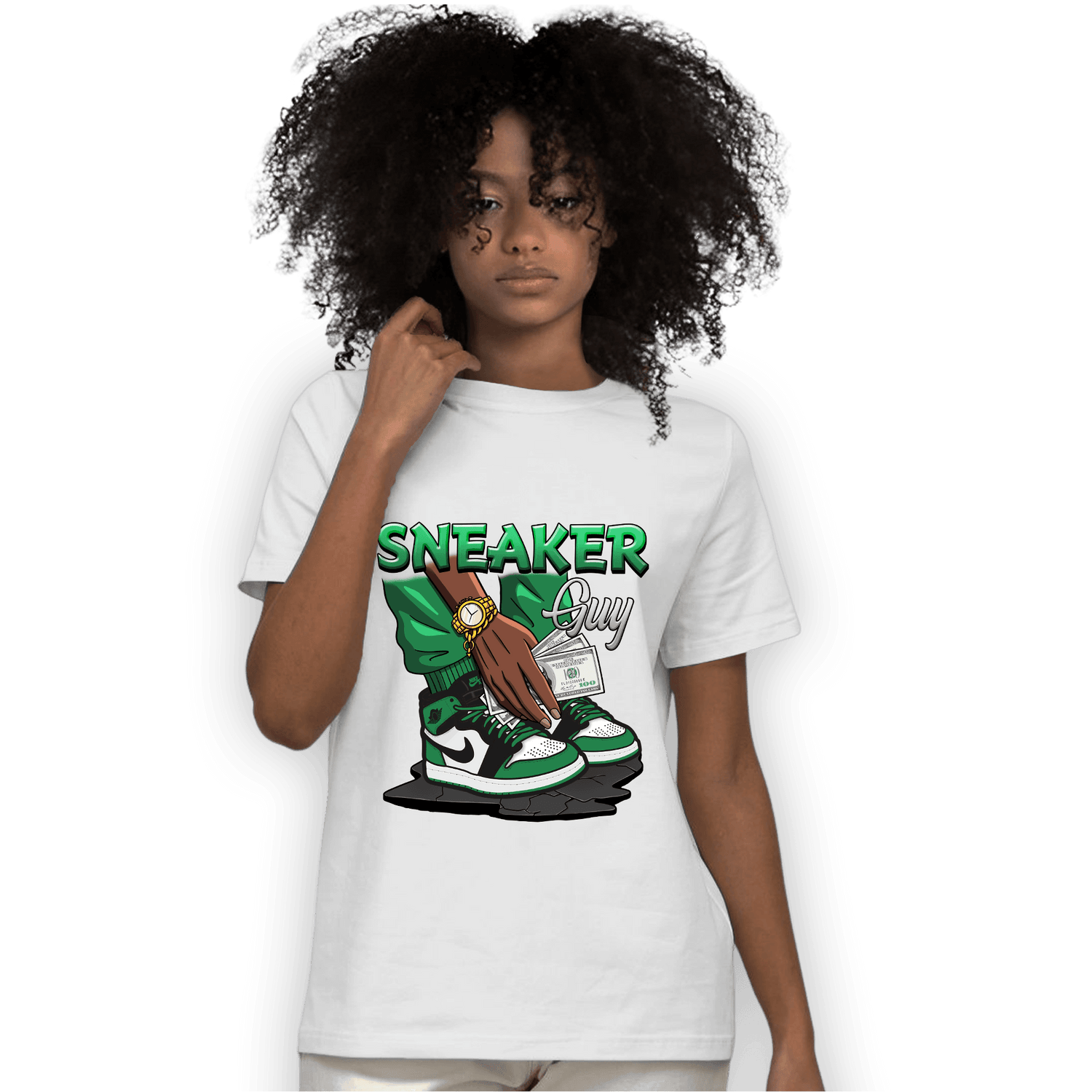Celtic Lucky Green 1s T Shirt Match Sneaker Guy - NastyJamz