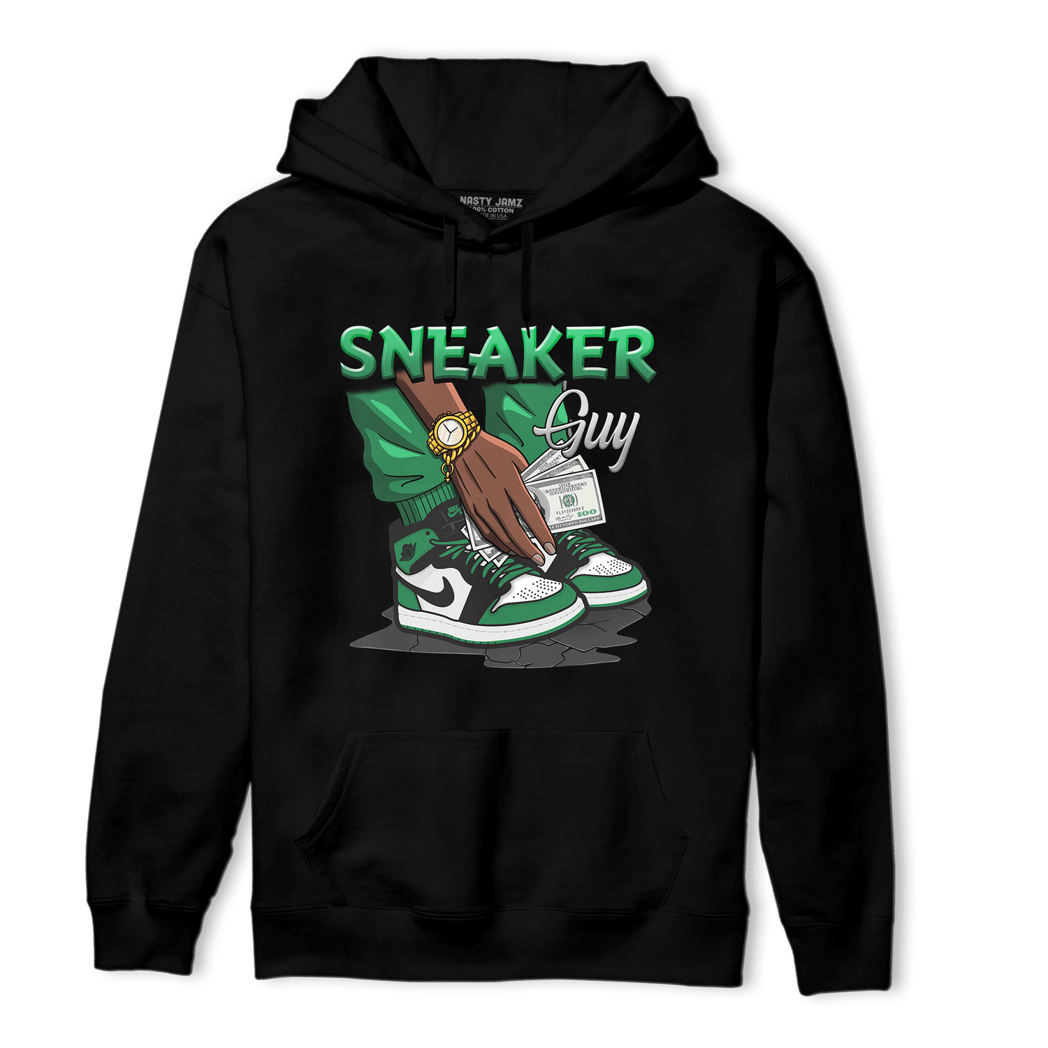 Celtic Lucky Green 1s Hoodie Match Sneaker Guy - NastyJamz