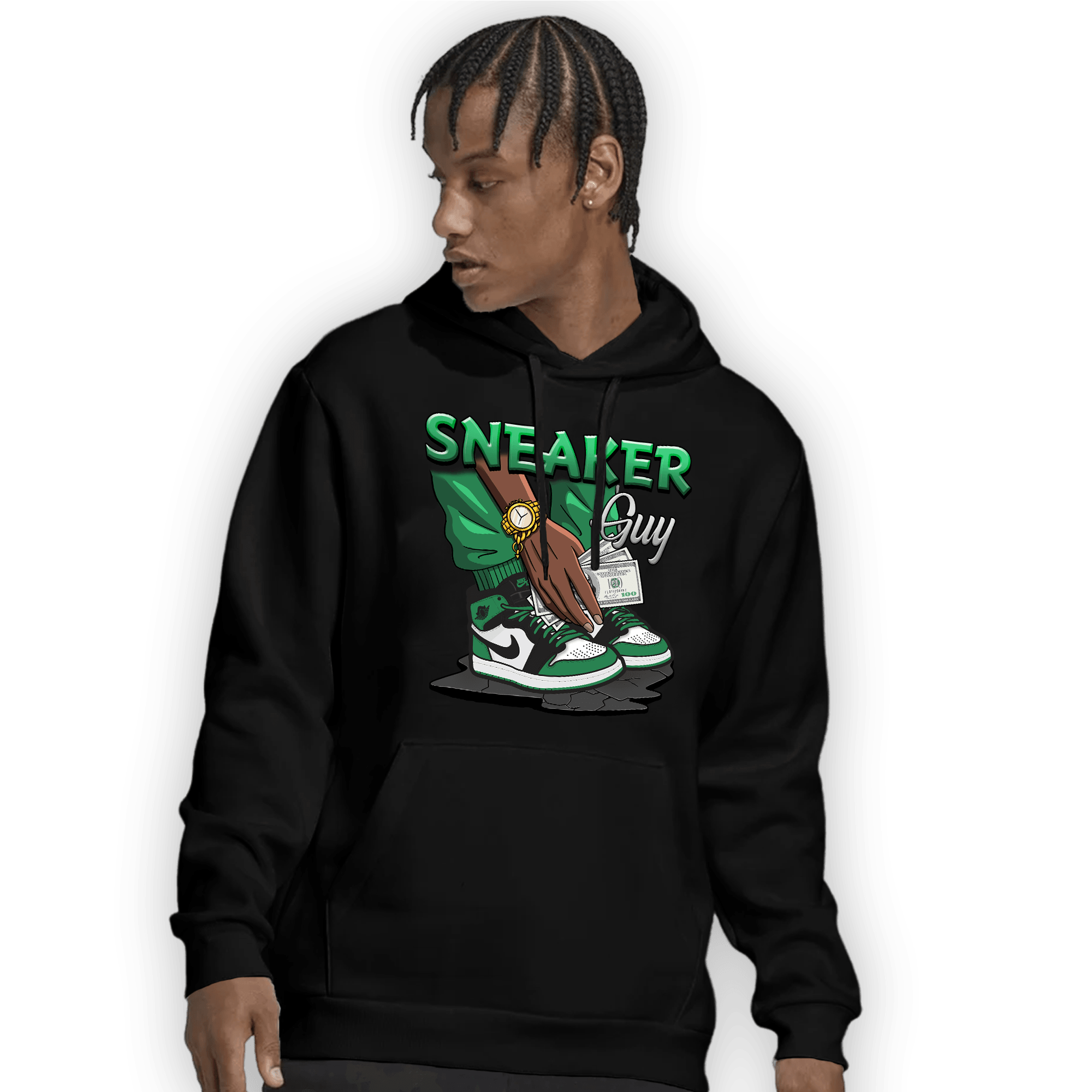 Celtic Lucky Green 1s Hoodie Match Sneaker Guy - NastyJamz