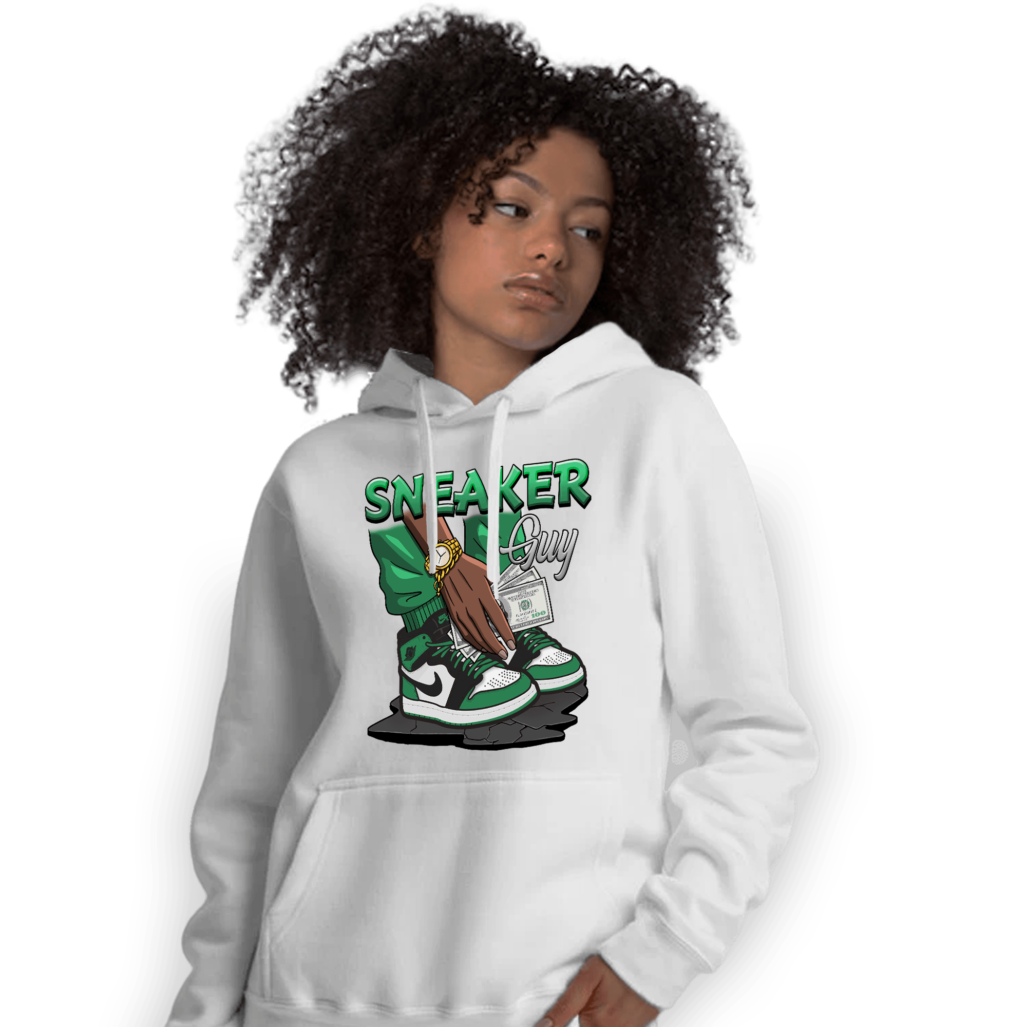 Celtic Lucky Green 1s Hoodie Match Sneaker Guy - NastyJamz