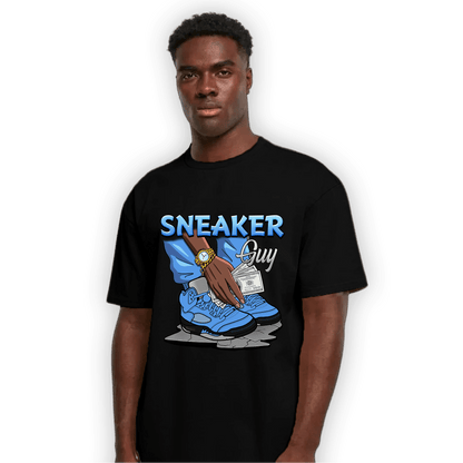 University Blue 5s T Shirt Match Sneaker Guy - NastyJamz