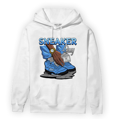University Blue 5s Hoodie Match Sneaker Guy - NastyJamz
