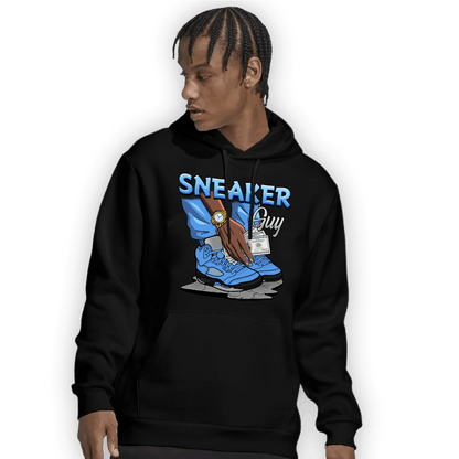 University Blue 5s Hoodie Match Sneaker Guy - NastyJamz