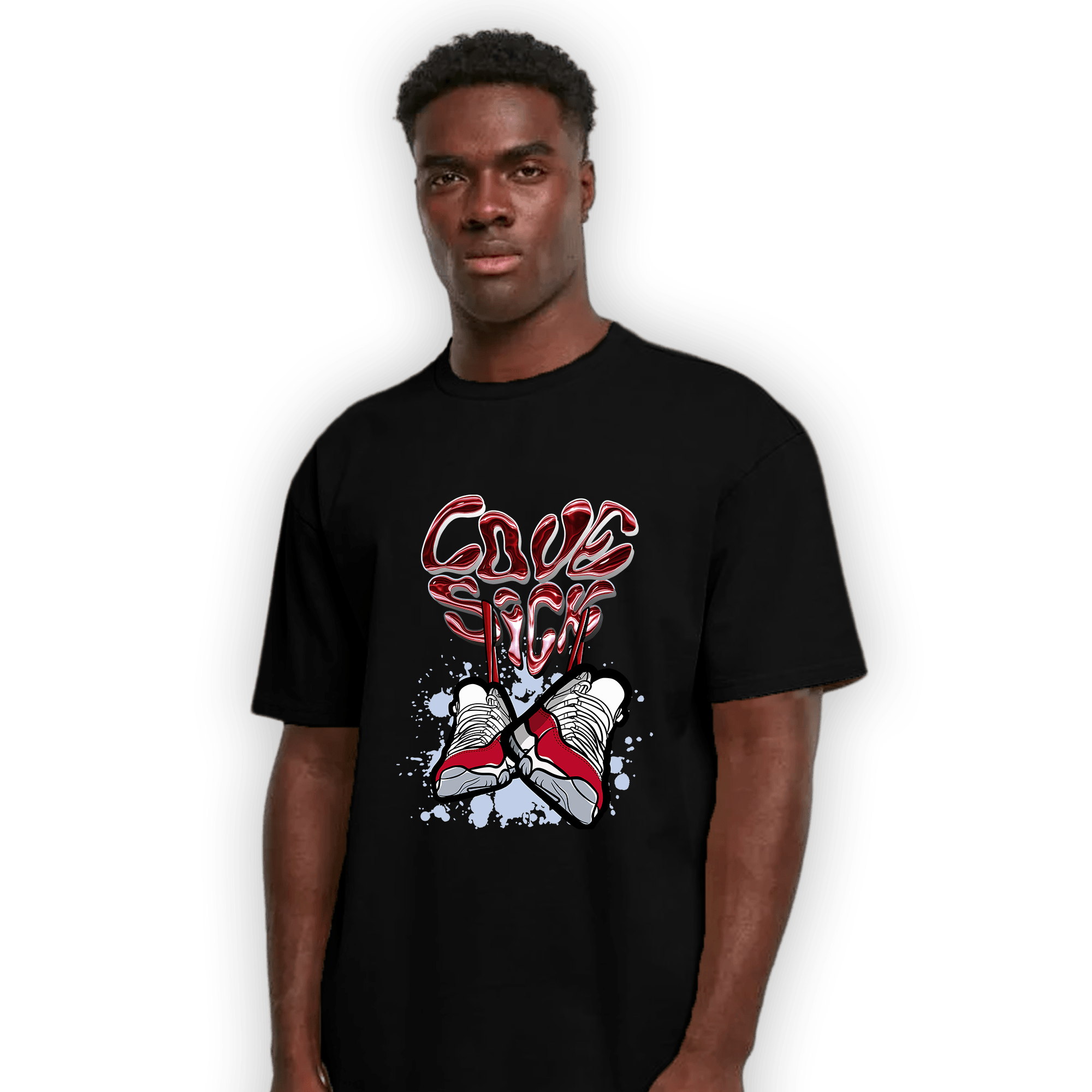 Cherry 11s T Shirt Match Sneaker Love Sick - NastyJamz