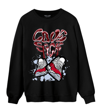 Cherry 11s Sweatshirt Match Sneaker Love Sick - NastyJamz