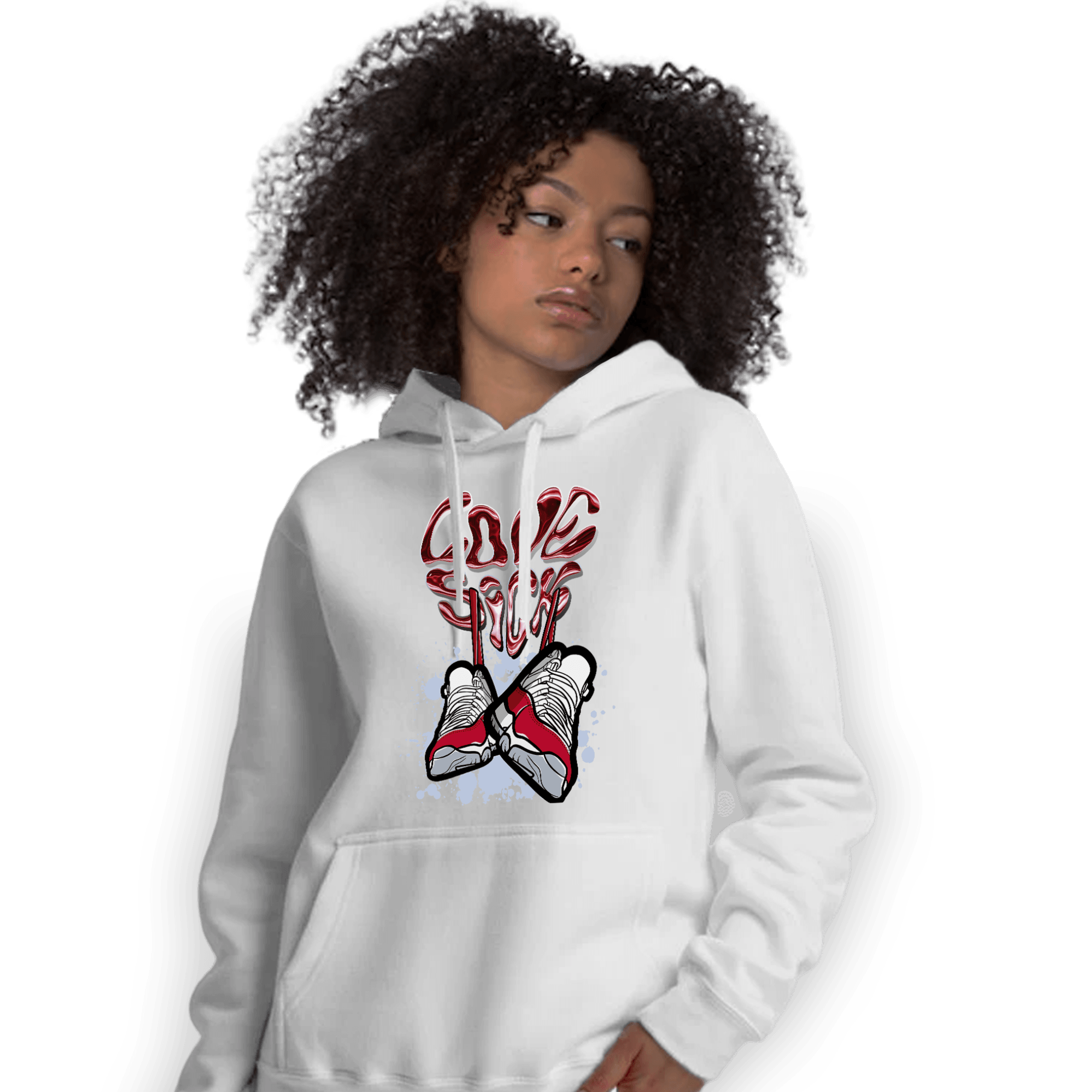 Cherry 11s Hoodie Match Sneaker Love Sick - NastyJamz