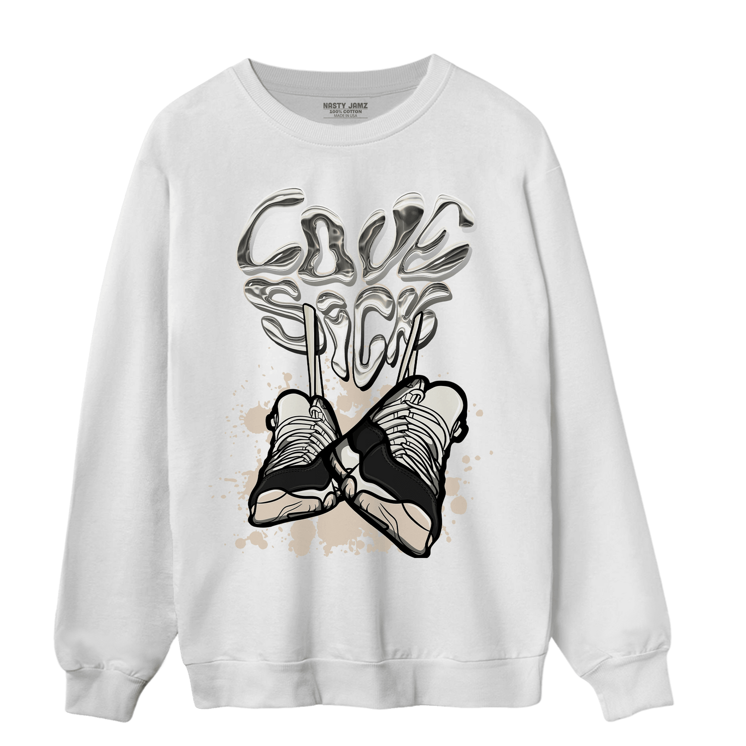 Neapolitan 11s Sweatshirt Match Sneaker Love Sick - NastyJamz