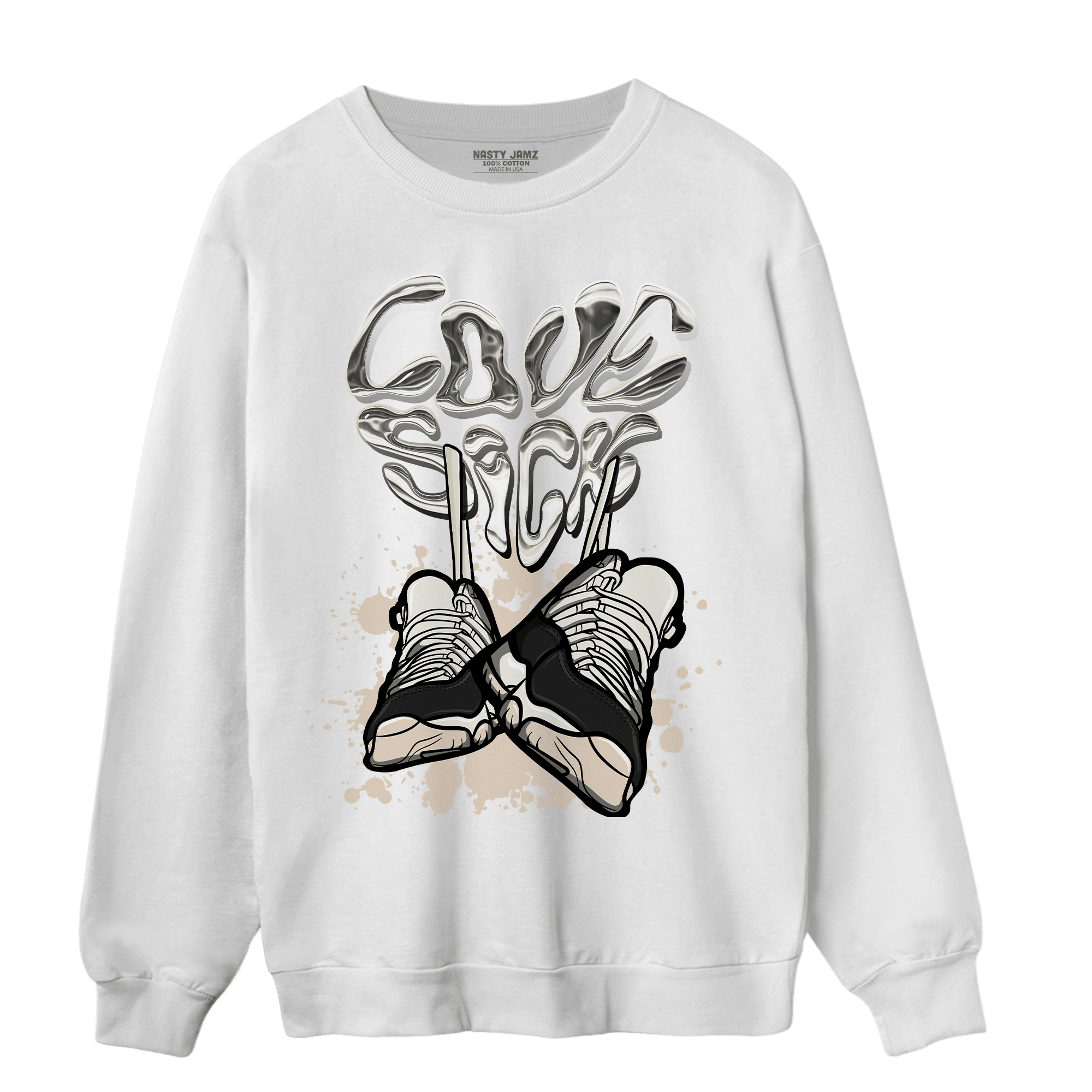 Neapolitan 11s Sweatshirt Match Sneaker Love Sick - NastyJamz