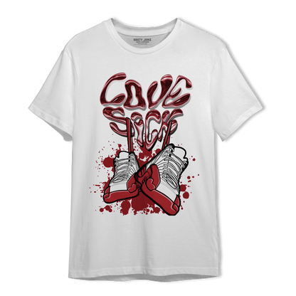 Cherry 12s T Shirt Match Sneaker Love Sick - NastyJamz