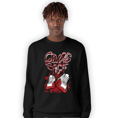 Cherry 12s Sweatshirt Match Sneaker Love Sick - NastyJamz
