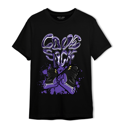 Field Purple 12s T Shirt Match Sneaker Love Sick - NastyJamz