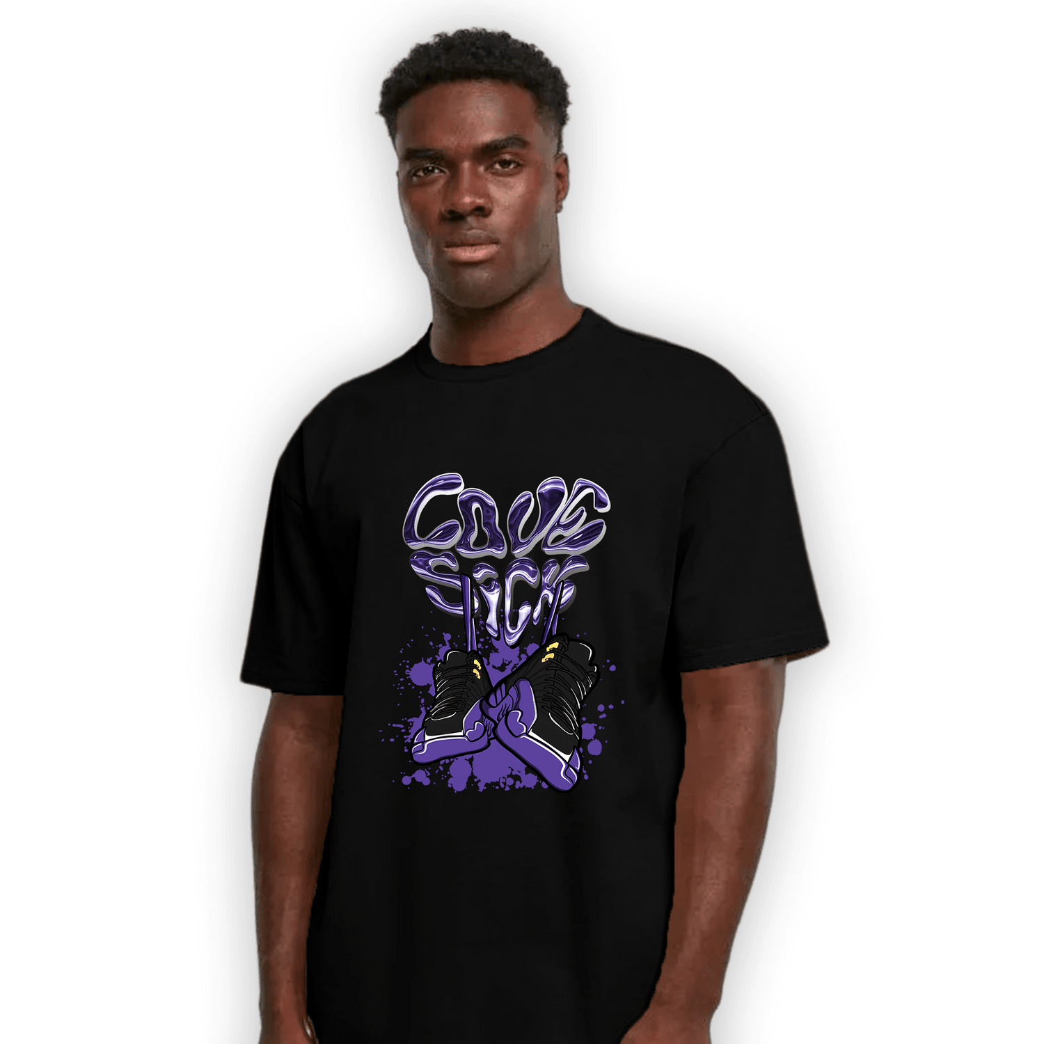 Field Purple 12s T Shirt Match Sneaker Love Sick - NastyJamz