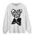 Black White 14s Sweatshirt Match Sneaker Love Sick - NastyJamz