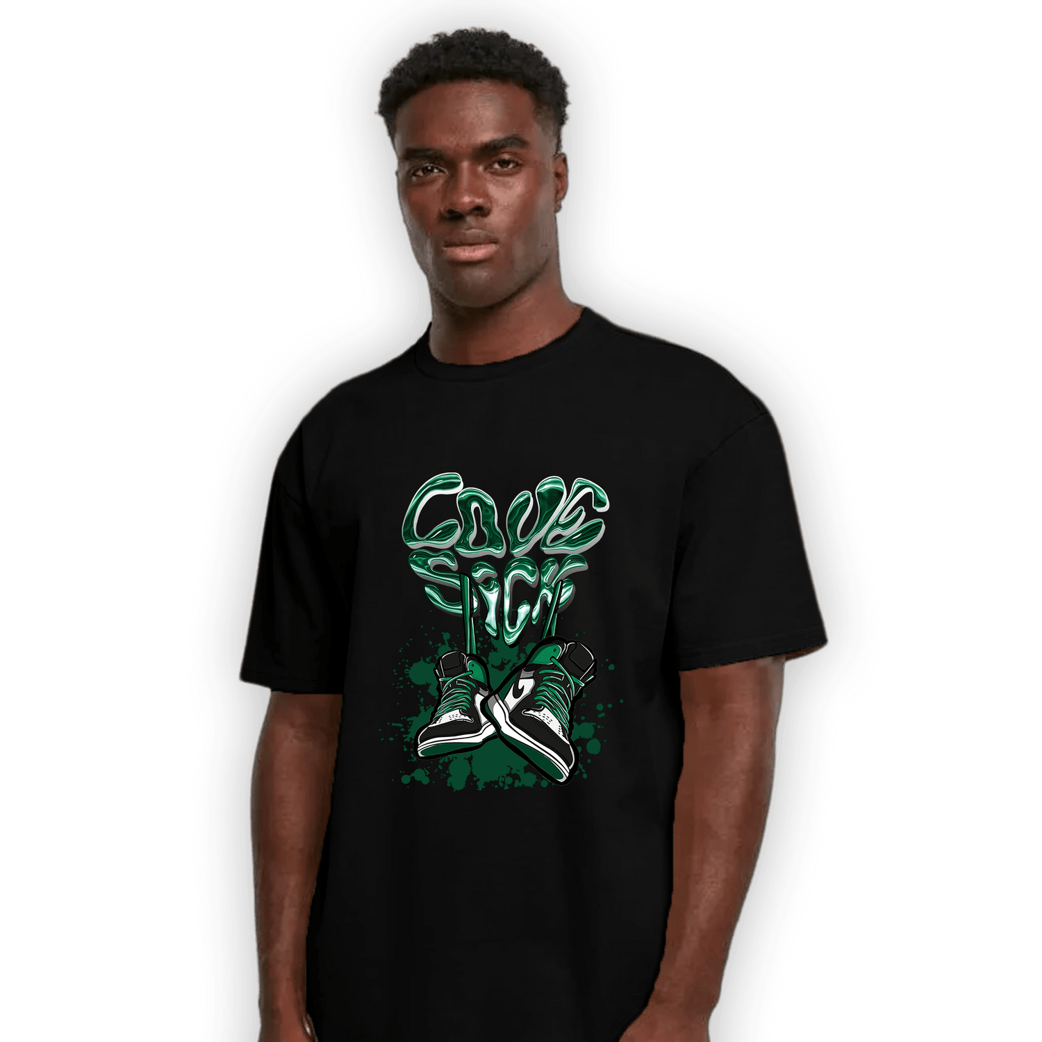 Celtic Lucky Green 1s T Shirt Match Sneaker Love Sick - NastyJamz