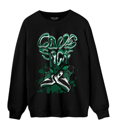 Celtic Lucky Green 1s Sweatshirt Match Sneaker Love Sick - NastyJamz
