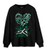 Celtic Lucky Green 1s Sweatshirt Match Sneaker Love Sick - NastyJamz