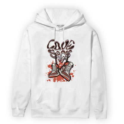 High OG Dusted Clay 1s Hoodie Match Sneaker Love Sick - NastyJamz