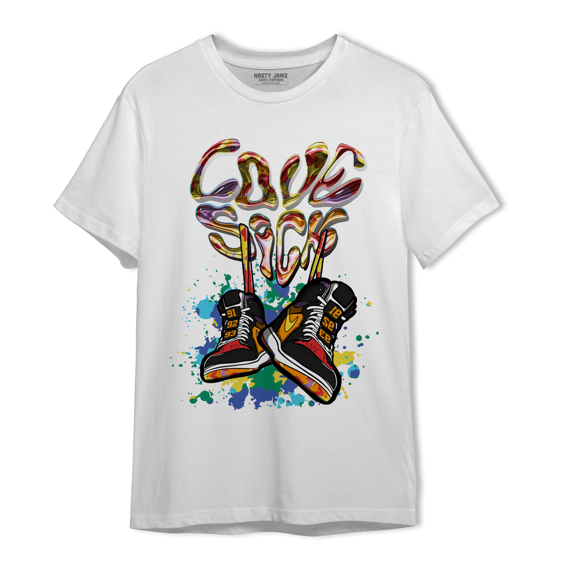 Mid GS Six Championships 1s T Shirt Match Sneaker Love Sick - NastyJamz