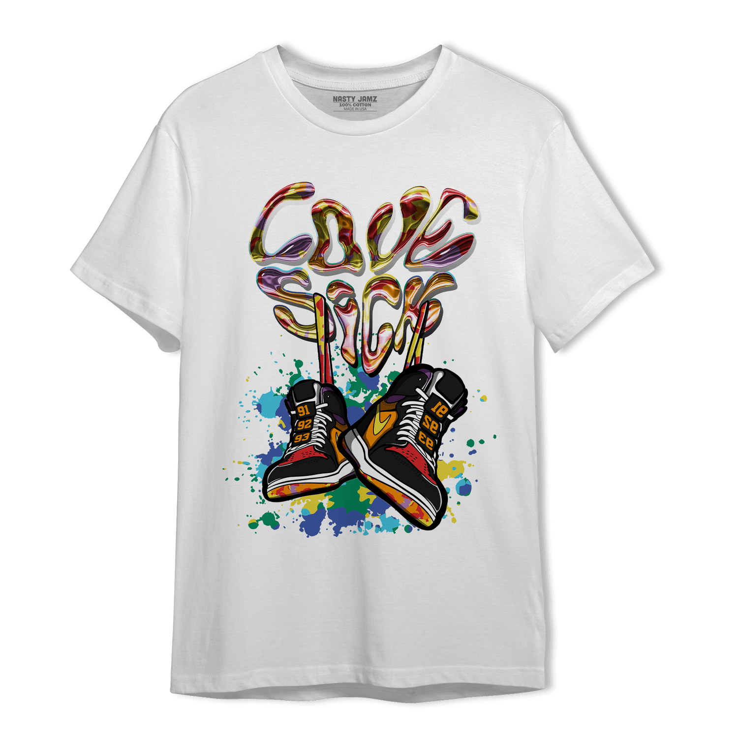 Mid GS Six Championships 1s T Shirt Match Sneaker Love Sick - NastyJamz