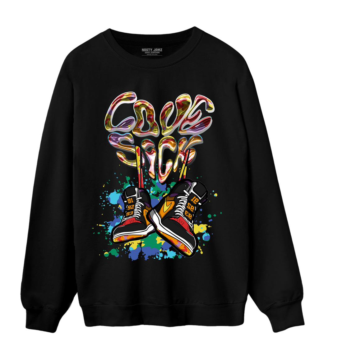 Mid GS Six Championships 1s Sweatshirt Match Sneaker Love Sick - NastyJamz