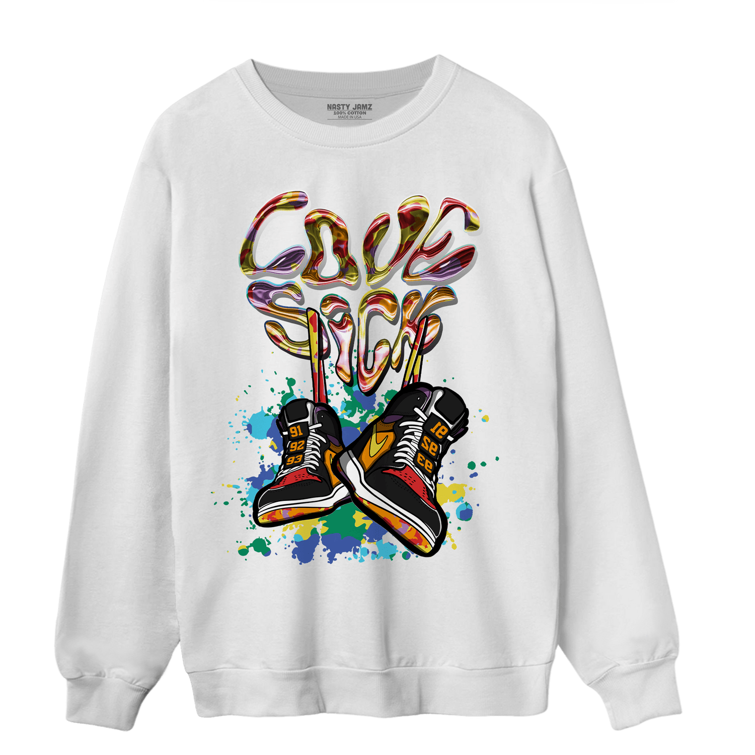 Mid GS Six Championships 1s Sweatshirt Match Sneaker Love Sick - NastyJamz