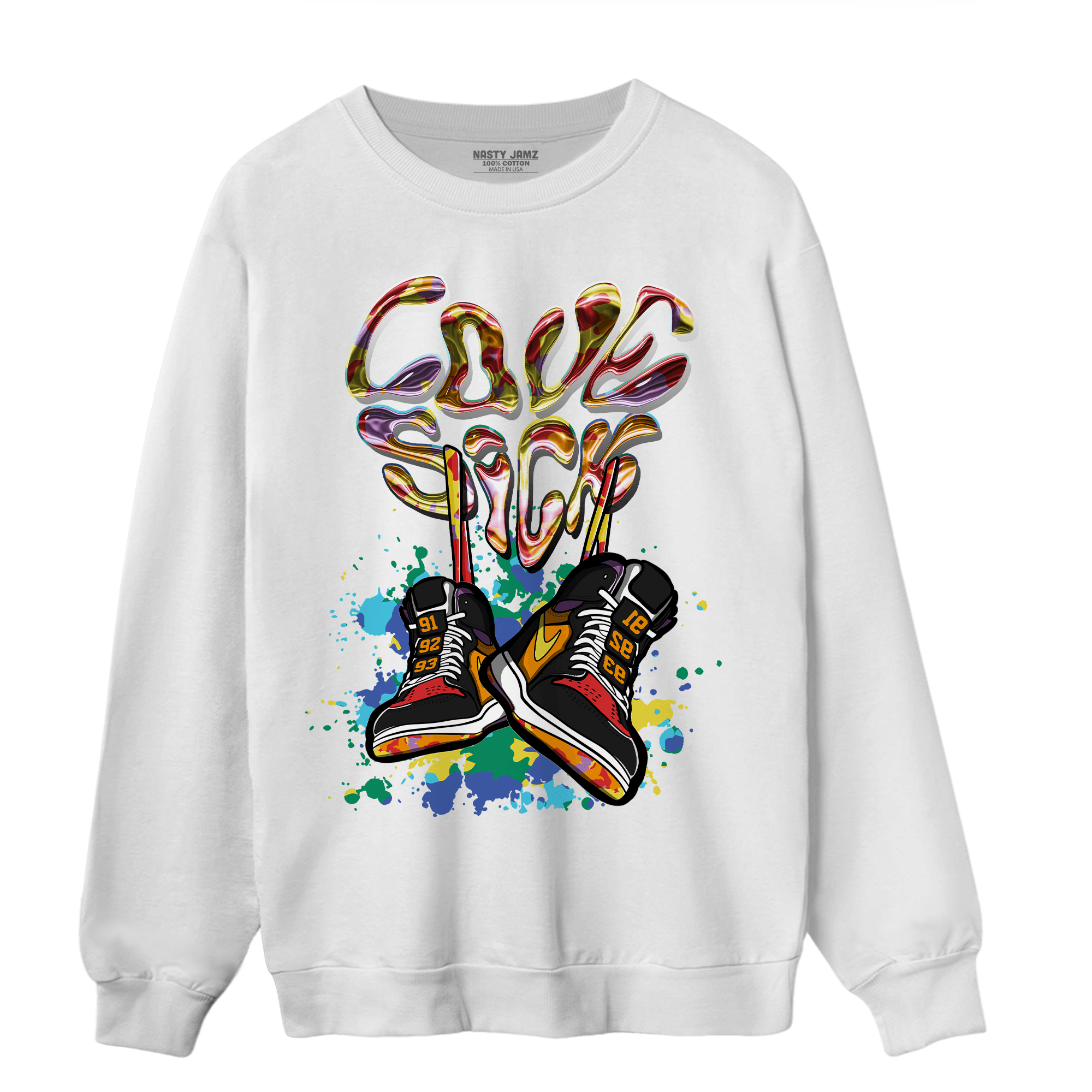 Mid GS Six Championships 1s Sweatshirt Match Sneaker Love Sick - NastyJamz