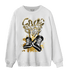 Mid SE Black Gold 1s Sweatshirt Match Sneaker Love Sick - NastyJamz