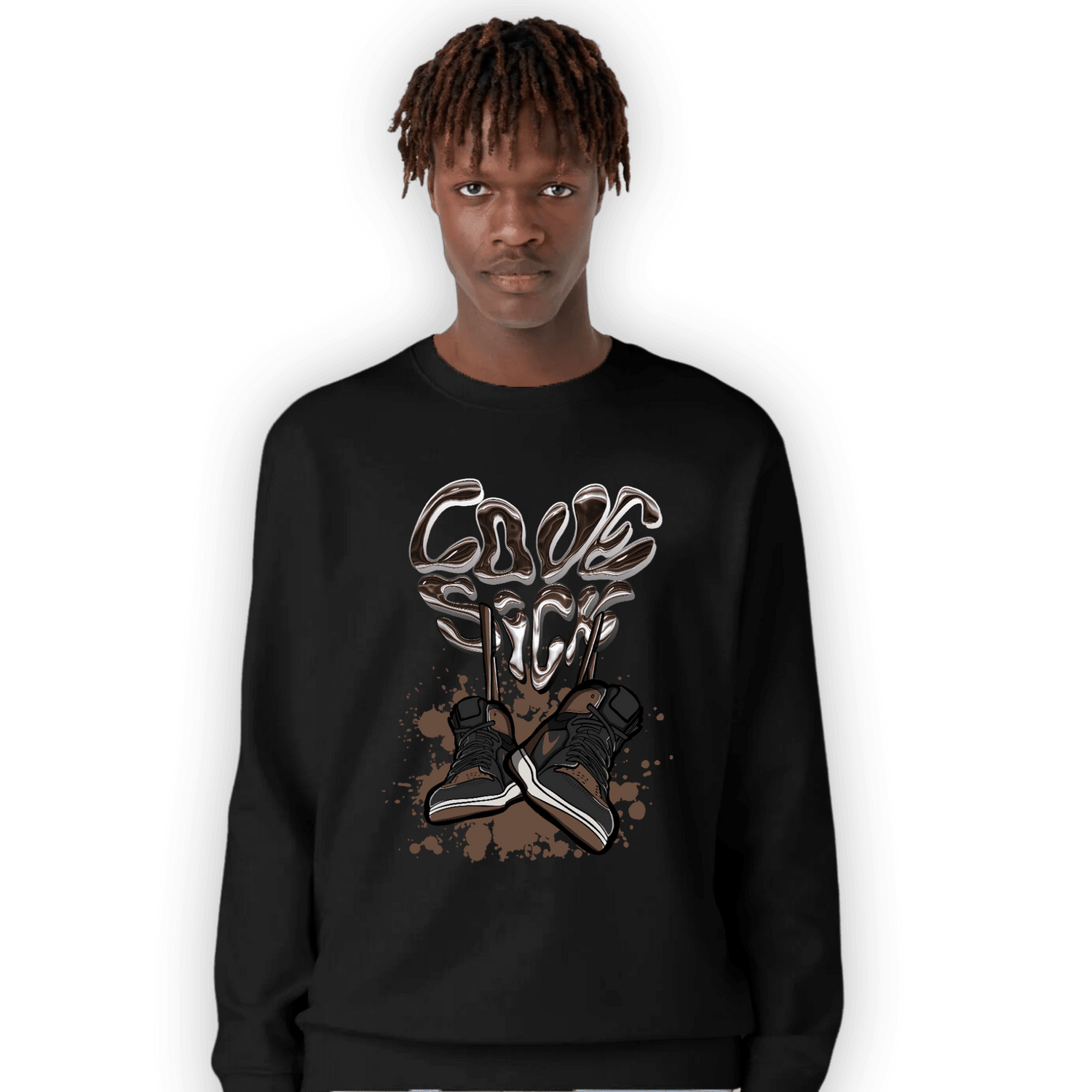 Palomino 1s Sweatshirt Match Sneaker Love Sick - NastyJamz