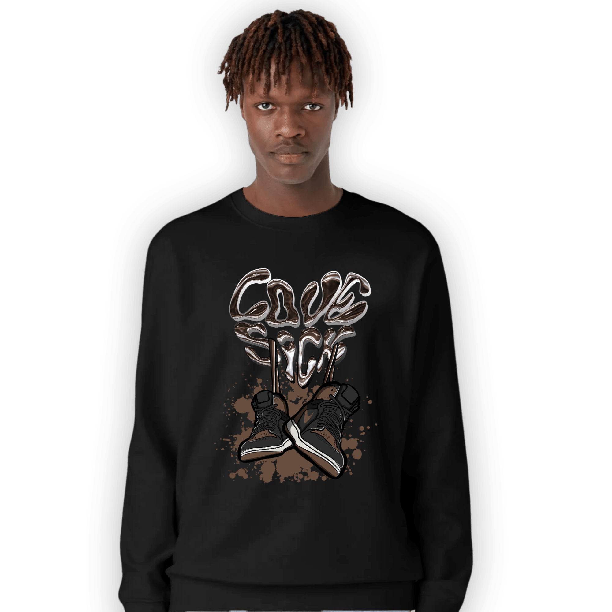 Palomino 1s Sweatshirt Match Sneaker Love Sick - NastyJamz