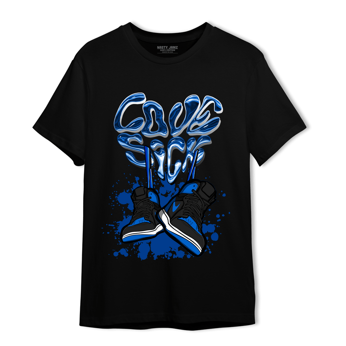Royal Reimagined 1s T Shirt Match Sneaker Love Sick - NastyJamz