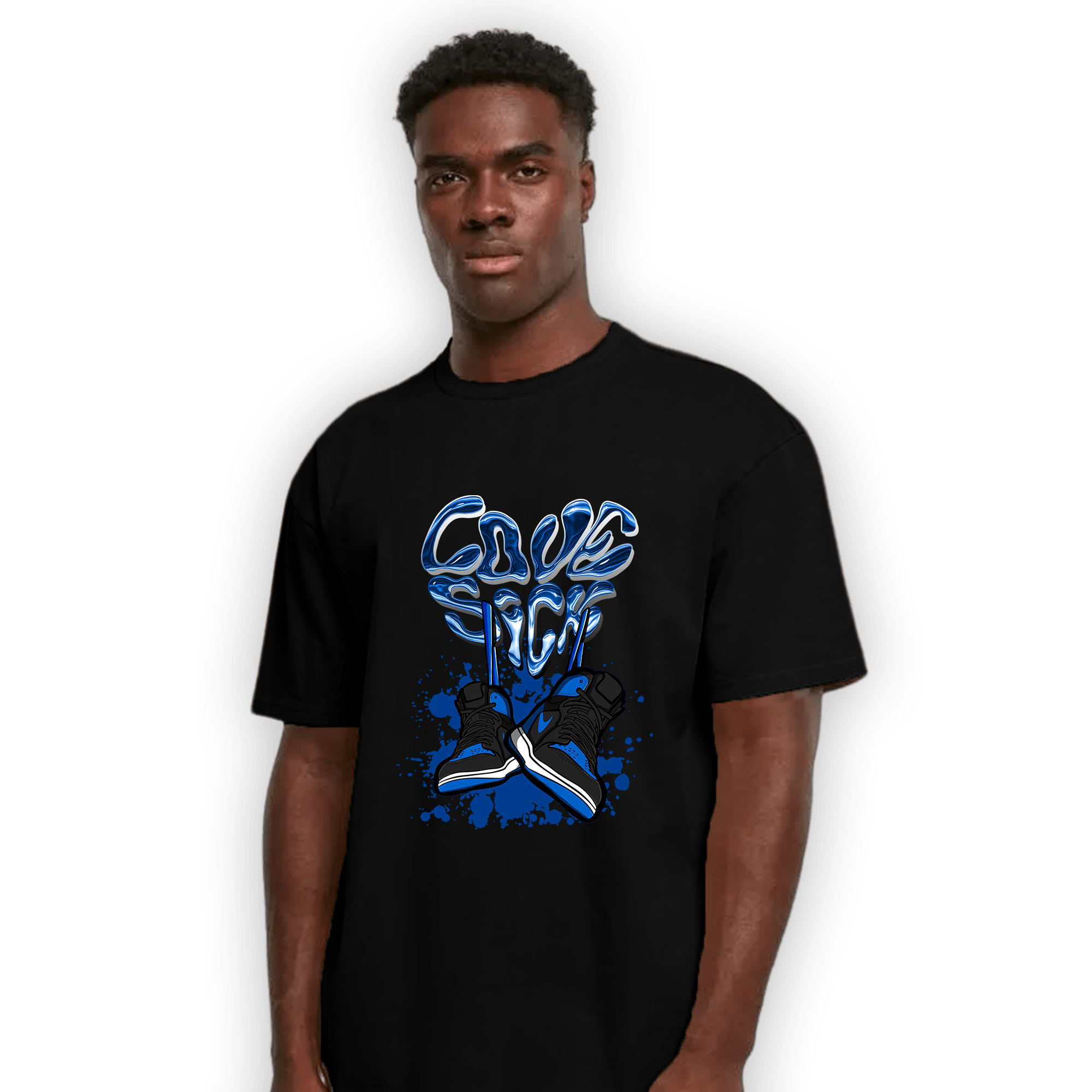 Royal Reimagined 1s T Shirt Match Sneaker Love Sick - NastyJamz