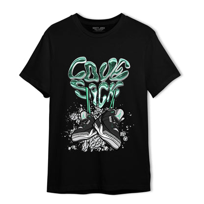 Green Glow 3s T Shirt Match Sneaker Love Sick - NastyJamz