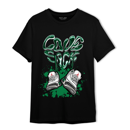 Lucky Green 3s T Shirt Match Sneaker Love Sick - NastyJamz