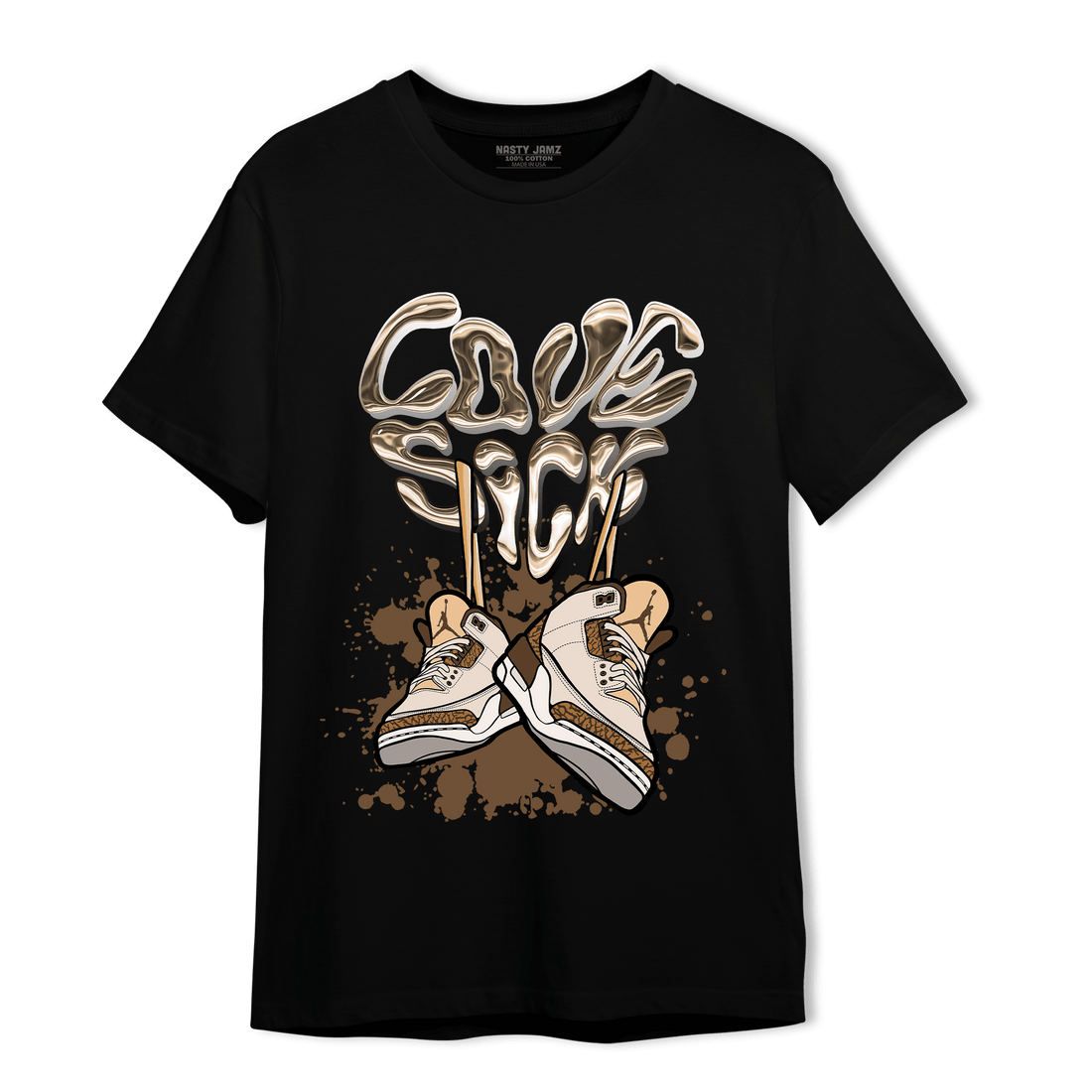 Palomino 3s T Shirt Match Sneaker Love Sick - NastyJamz
