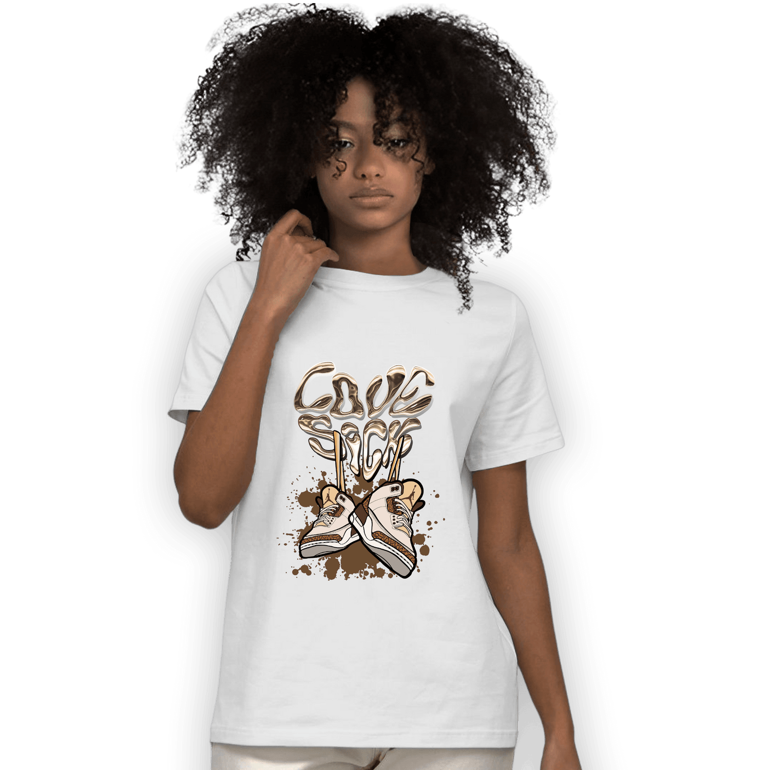 Palomino 3s T Shirt Match Sneaker Love Sick - NastyJamz