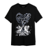 White Navy 3s T Shirt Match Sneaker Love Sick - NastyJamz