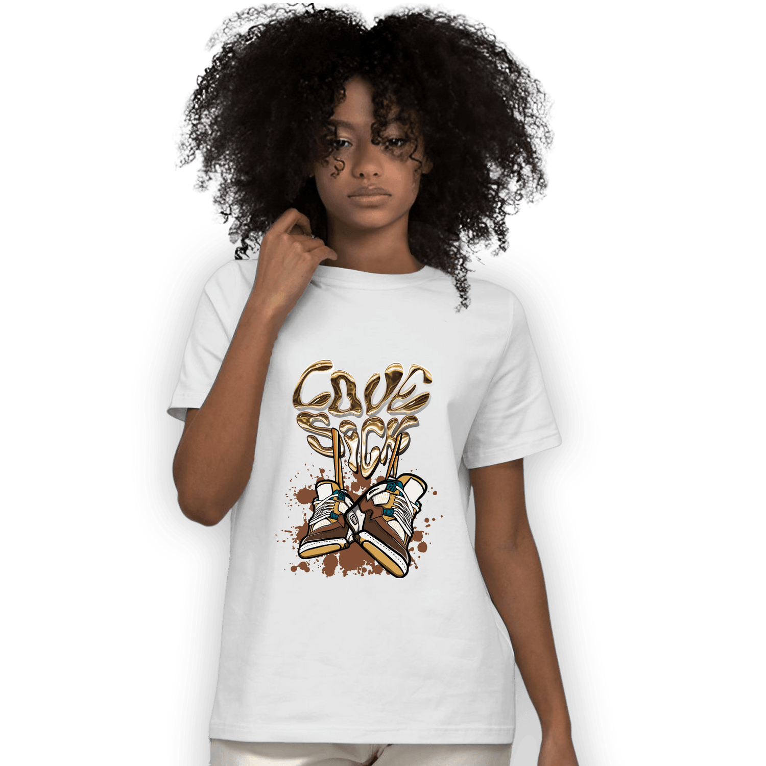 Cacao Wow 4s T Shirt Match Sneaker Love Sick - NastyJamz