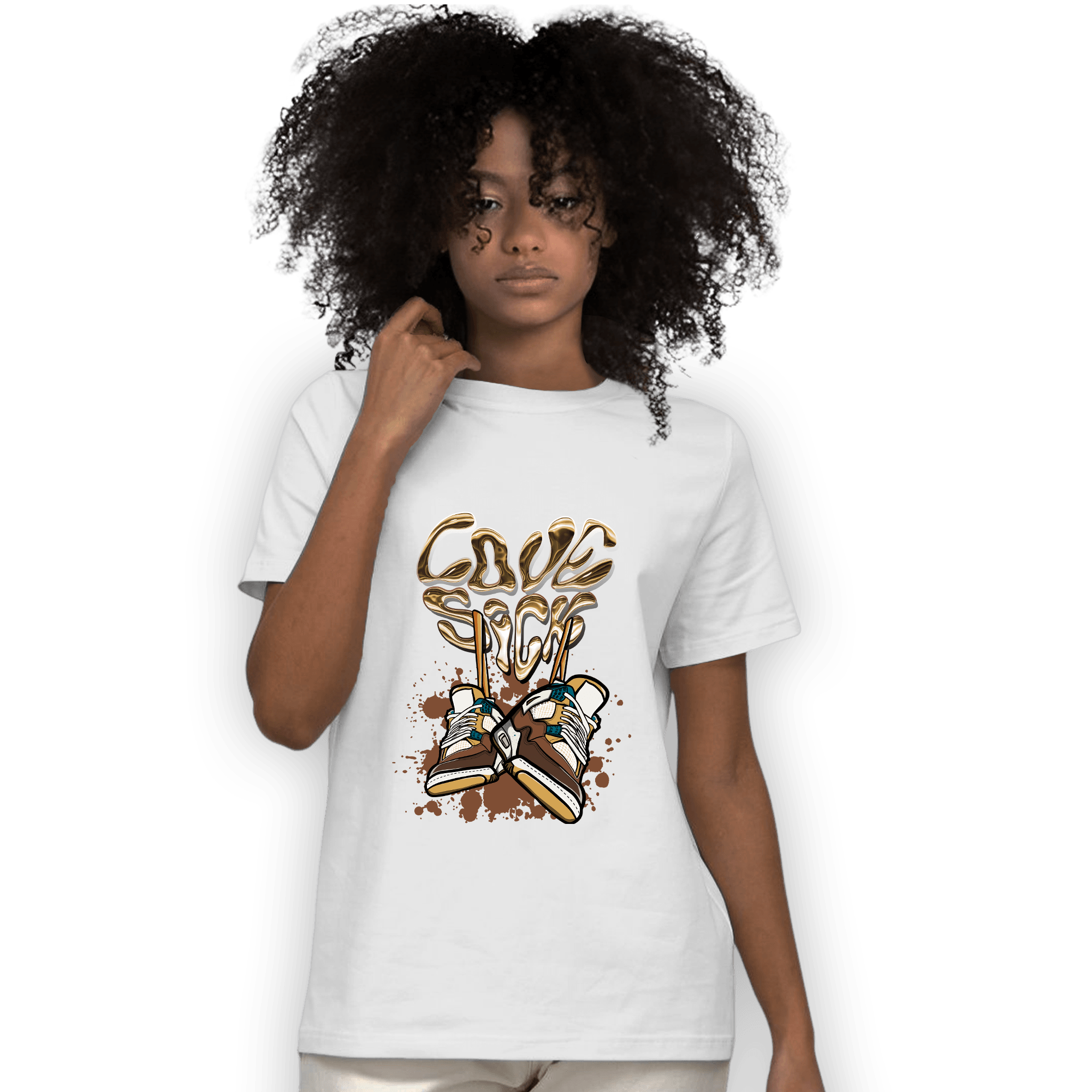 Cacao Wow 4s T Shirt Match Sneaker Love Sick - NastyJamz