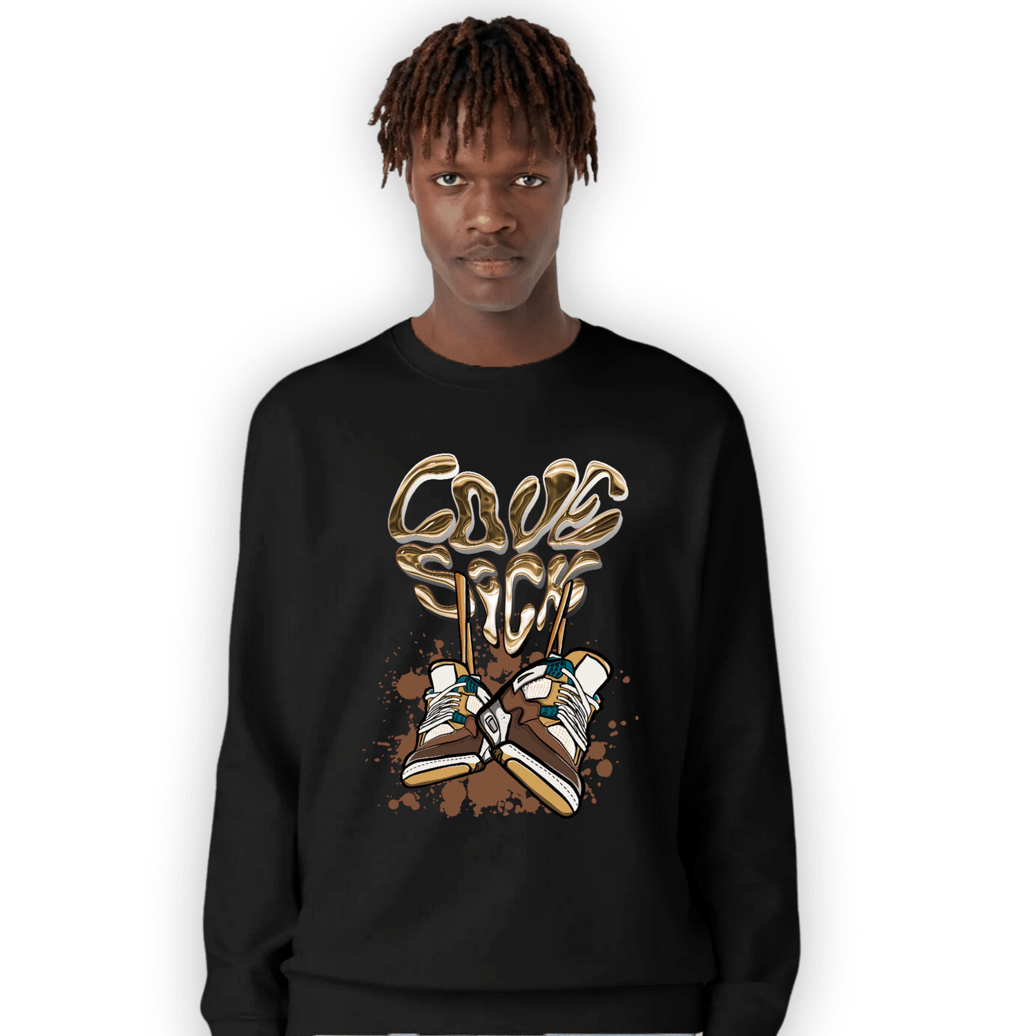 Cacao Wow 4s Sweatshirt Match Sneaker Love Sick - NastyJamz