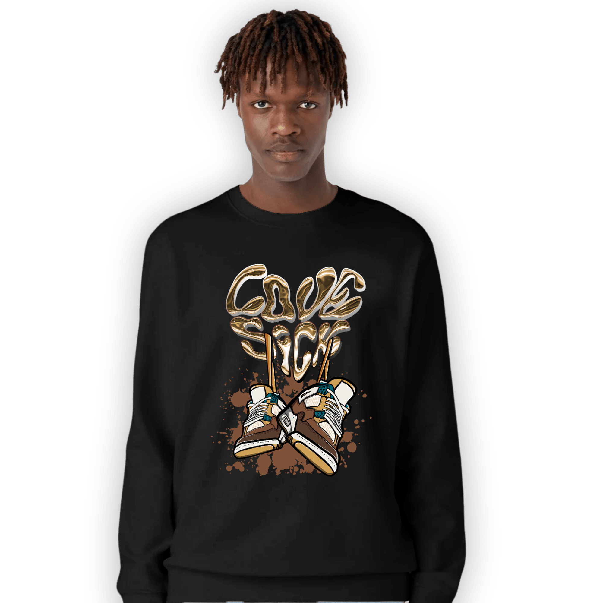 Cacao Wow 4s Sweatshirt Match Sneaker Love Sick - NastyJamz